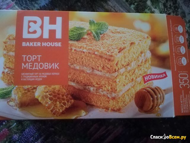 Торт Baker House "Медовик"