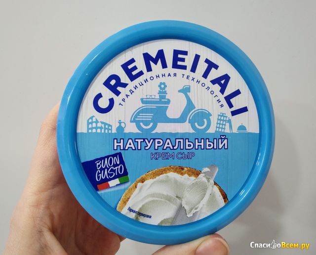 Творожный сыр Cremeitali натуральный