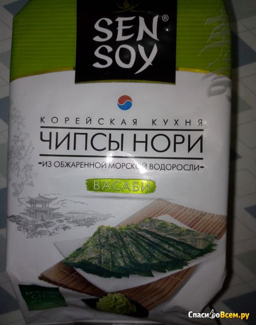 Чипсы Нори Original Sen Soy Wasabi