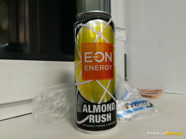 Энергетический напиток E-ON Almond Rush Абрикос-миндаль