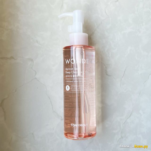 Гидрофильное масло Tony Moly Wonder Apricot Seed Deep Cleansing Oil