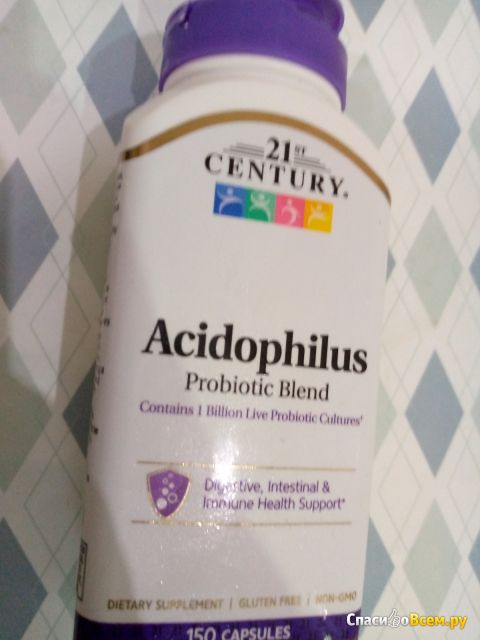 Пробиотик 21st Century Health Care Acidophilus Probiotic blend