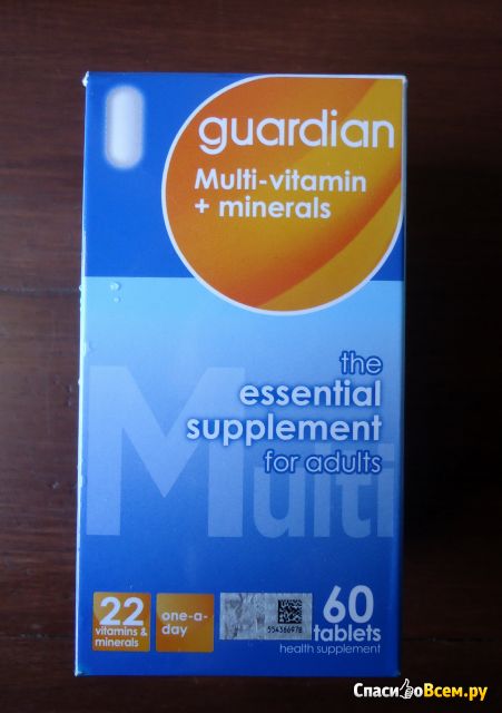 Витаминно-минеральный Guardian Multi-vitamin + Minerals