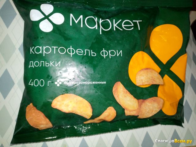 Картофель фри дольки быстрозамороженные Маркет Перекрёсток