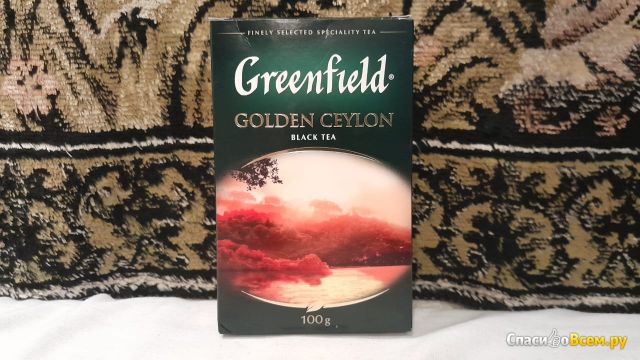 Черный крупнолистовой чай Greenfield "Golden Ceylon"