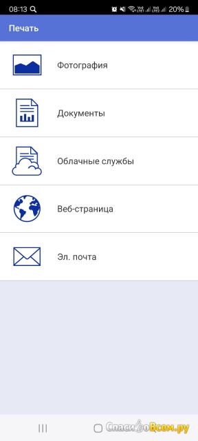 Приложение Brother iPrint and Scan для Android
