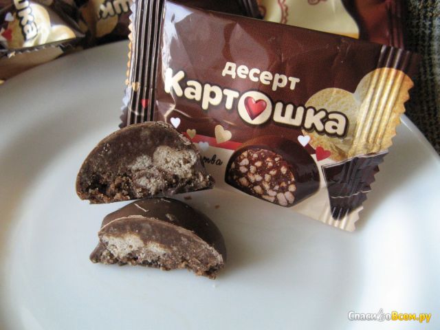 Конфеты шоколадные «Кондитер Профи» Десерт "Картошка"