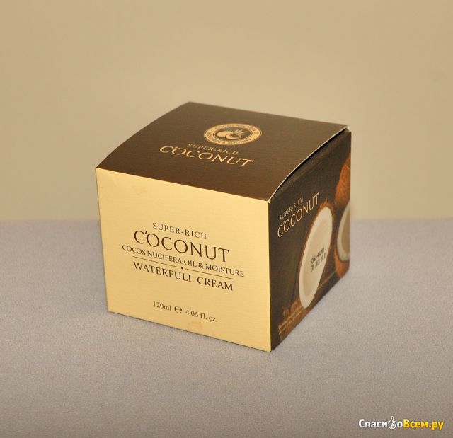 Увлажняющий крем для лица Esfolio Super-Rich Coconut Waterfull Cream