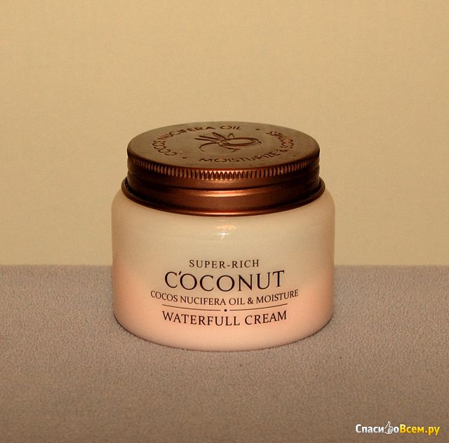 Увлажняющий крем для лица Esfolio Super-Rich Coconut Waterfull Cream