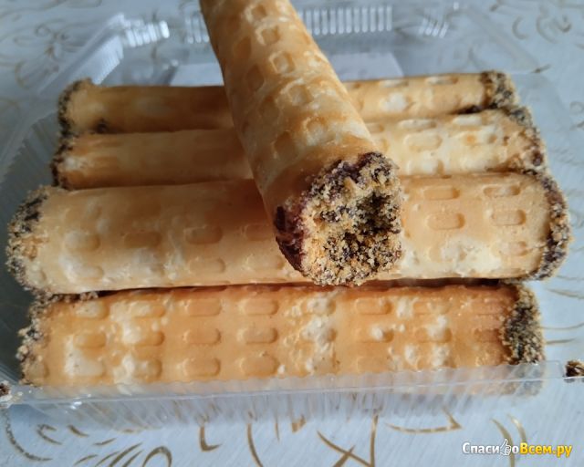 Трубочки вафельные "Пышка"