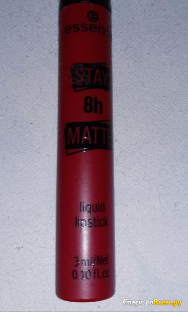 Жидкая матовая помада для губ Essence Stay 8H Matte Liquid Lipstick