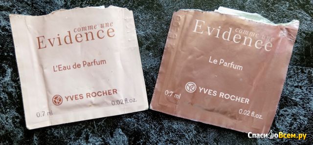 Парфюмерная вода Yves Rocher Comme une evidence l'eau