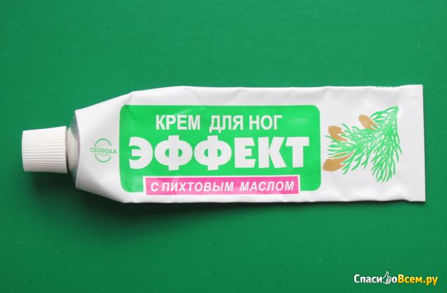 Крем для ног Свобода "Эффект" с пихтовым маслом