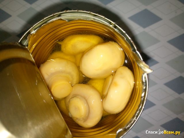 Шампиньоны целые консервированные EKO