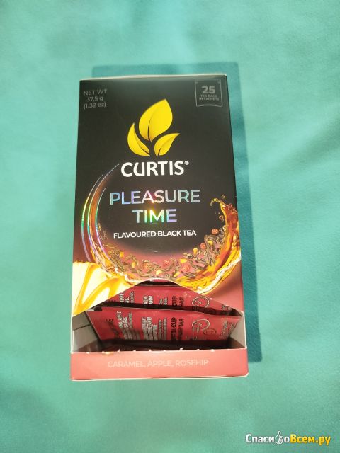 Чай в пакетиках Curtis Pleasure Time шиповник, яблоко, карамель