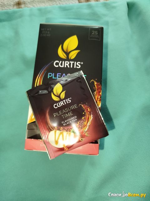 Чай в пакетиках Curtis Pleasure Time шиповник, яблоко, карамель