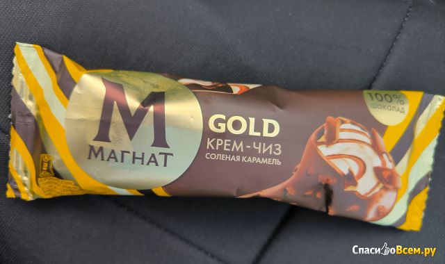 Мороженое Магнат Gоld крем-чиз соленая карамель