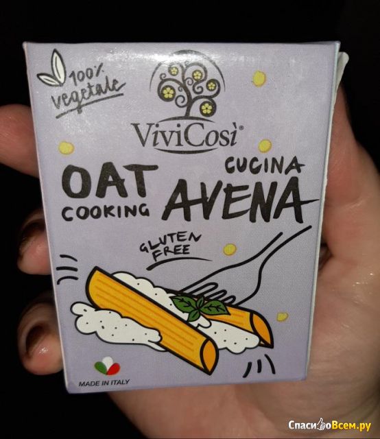 Сливки Vivi Cosi на основе овса