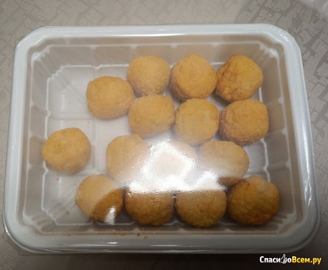 Круггетсы "Горячая Штучка" сочные золотистые куринные шарики