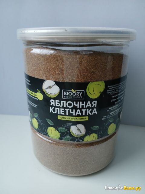 Клетчатка яблочная BIOORY для детокс очищения