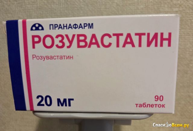 Таблетки Розувастин