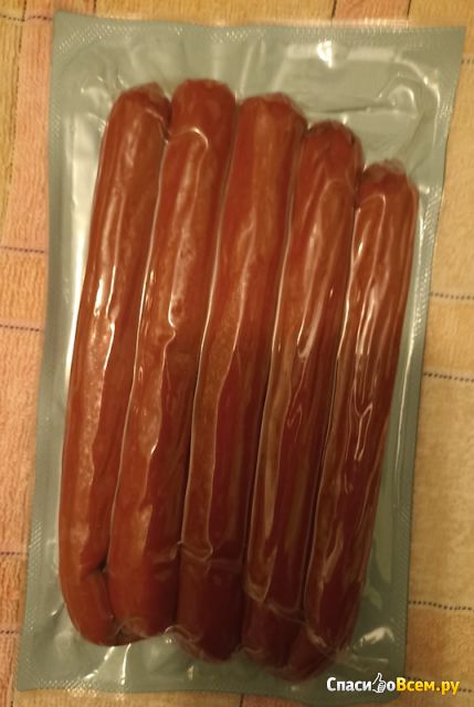 Колбаски полукопчёные чешские "Атяшево"