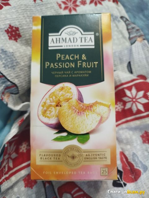 Фотография Чай Ahmad Peach & Passion Fruit | отзыв покупателя Чай Ahmad Peach & Passion Fruit