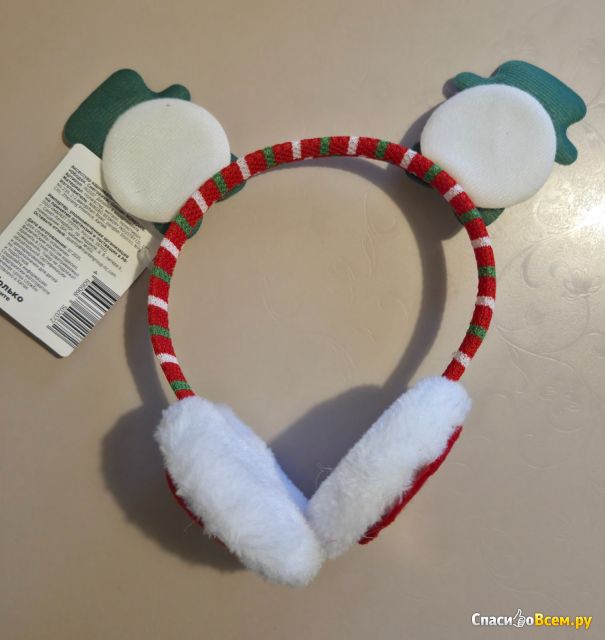 Аксессуар Homeclub карнавальный ободок "Снеговики/олени" арт.JN2107