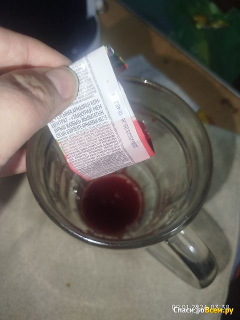 Основа для напитков Гурмикс Vita bar Малина и мята