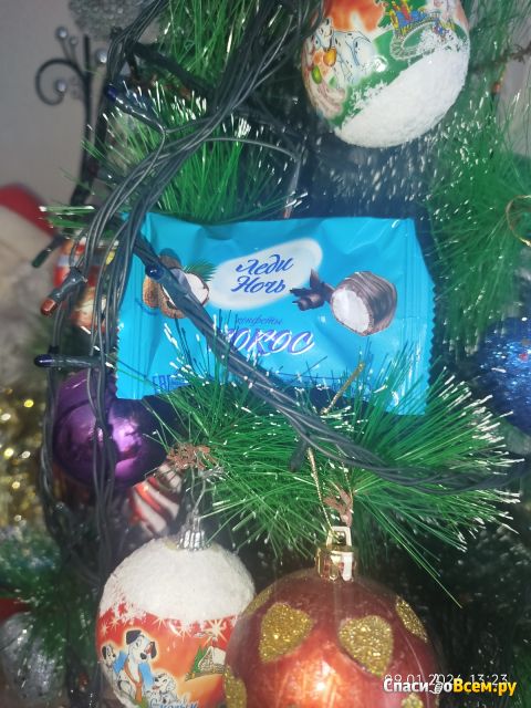 Шоколадные конфеты Акконд "Леди Ночь кокос"