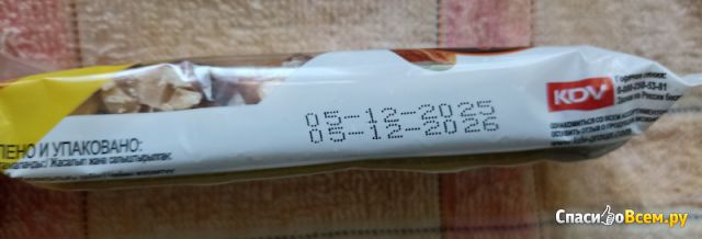 Миндальный батончики"Nut&Go" KDV