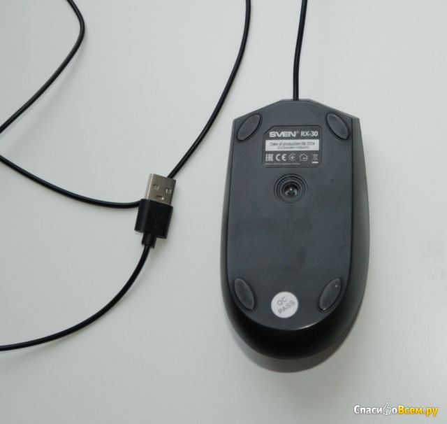 Мышь проводная Sven RX-30