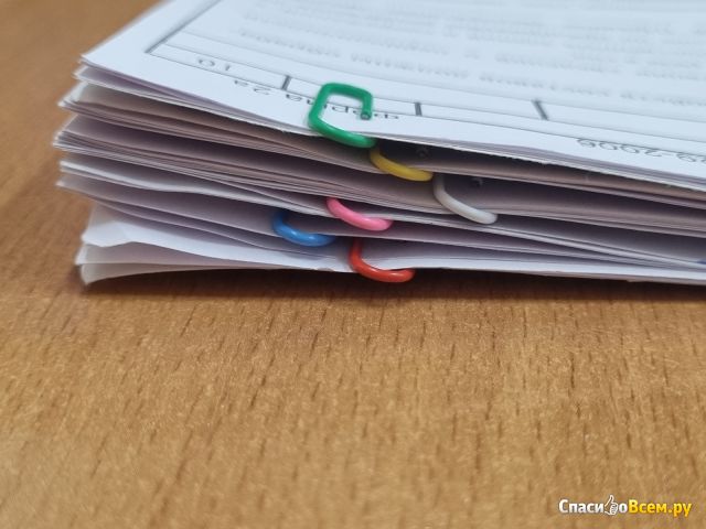 Скрепки канцелярские Workmate с цветным виниловым покрытием Арт. 14-8624
