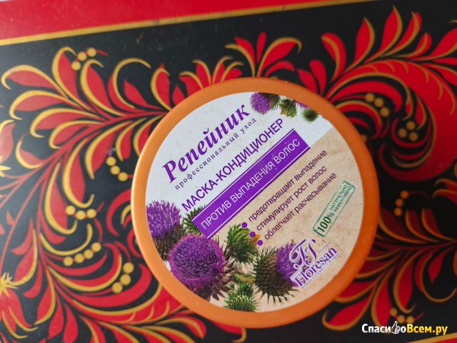 Маска-кондиционер Floresan "Репейник" против выпадения волос