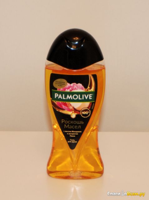 Гель для душа Palmolive "Роскошь масел" с маслом макадамии и экстрактом пиона