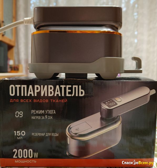 Фотография Ручной отпариватель Steam Iron FG-S12 | отзыв покупателя Ручной отпариватель Steam Iron FG-S12