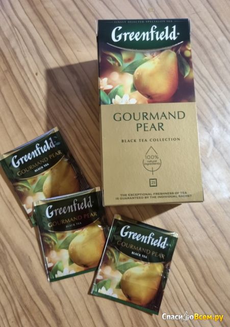 Пакетированный чай Greenfield Gourmand Pear