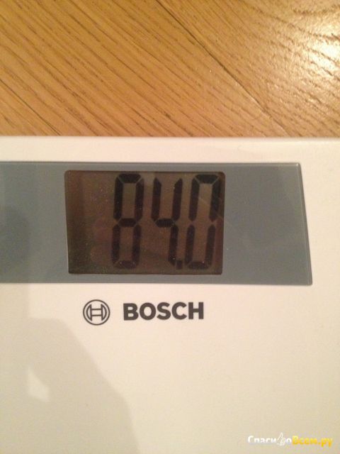 Напольные весы Bosch PPW3100