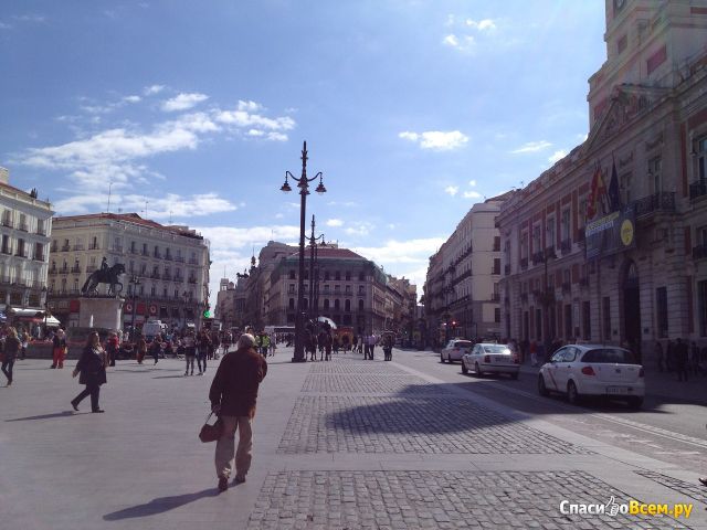 Площадь Пуэрто дель Соль (Мадрид, Испания)