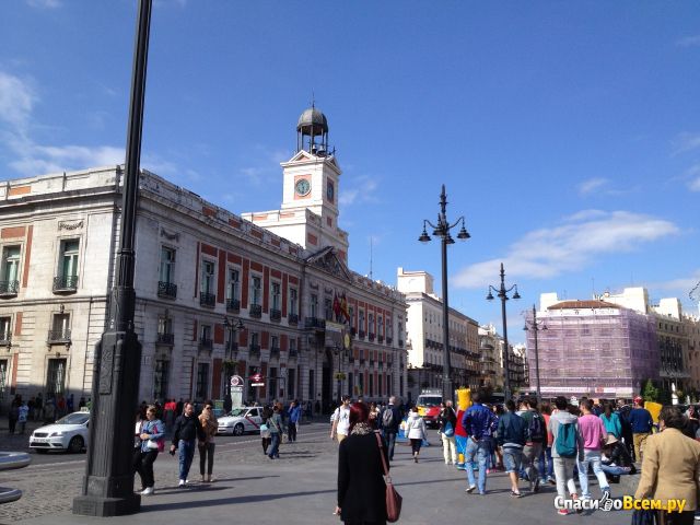 Площадь Пуэрто дель Соль (Мадрид, Испания)