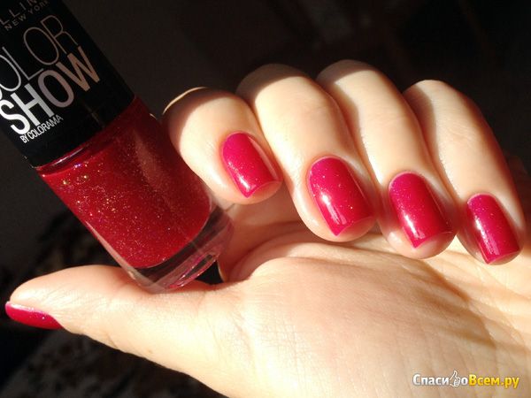 Лак для ногтей Colorama оттенок № 54 Wine Shimmer