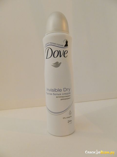 Дезодорант-антиперспирант спрей Dove "Invisible Dry" против белых следов
