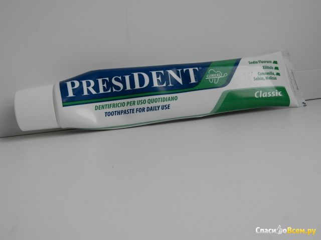 Зубная паста PresiDENT Classic
