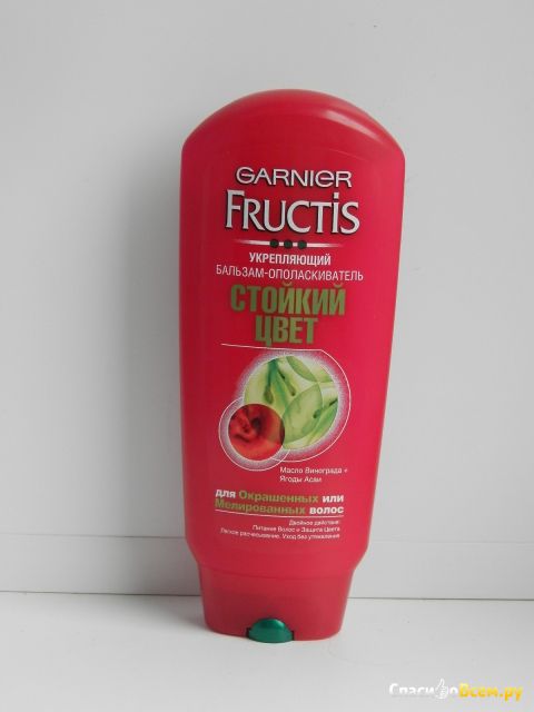 Укрепляющий бальзам-ополаскиватель Garnier Fructis "Стойкий цвет" для окрашенных волос