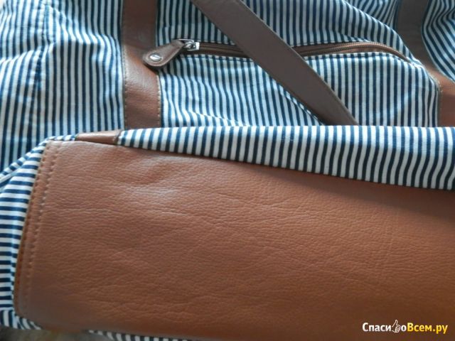 Женская сумка "Colin's", сине-белая полоска