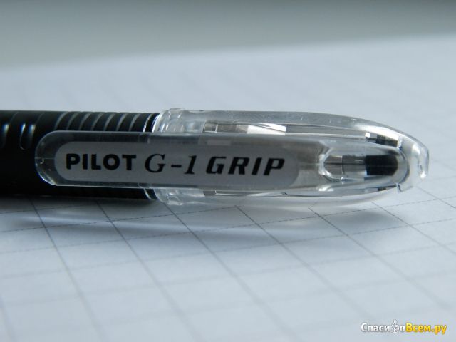 Гелевая ручка Pilot G-1 Grip, черная
