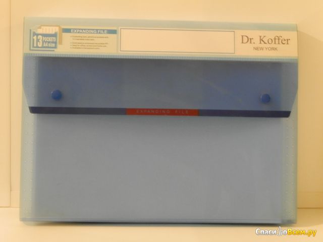 Папка для бумаг Dr. Koffer Expanding file, 13 pockets A4 size