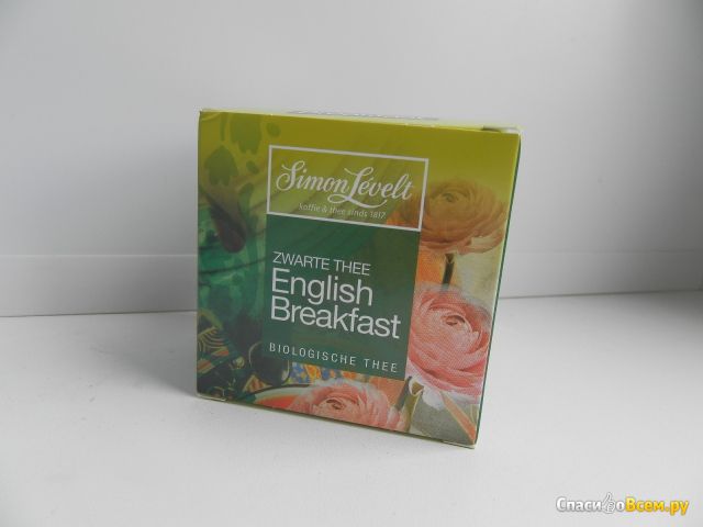 Черный чай Simon Levelt English Breakfast, в пакетиках