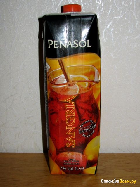 Вино Penasol Sangria красное