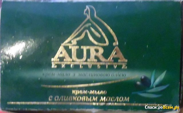 Крем-мыло Aura exclusive с оливковым маслом
